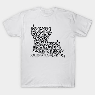 State of Louisiana Maze T-Shirt